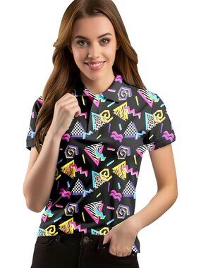 Women colour full  Short Sleeve Quick Dry Tennis Shirts Athletic Yoga Tops Fit